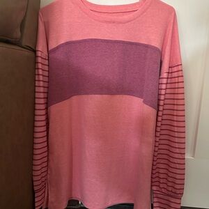 Amazon Pink and Purple Long Sleeve Tee